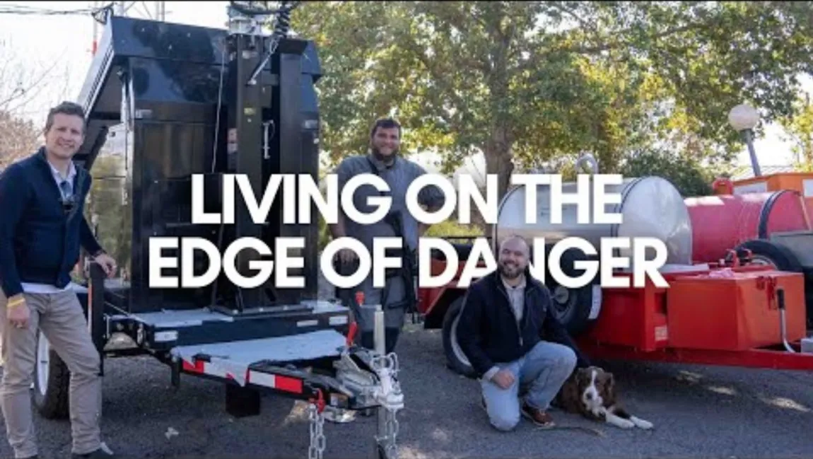 Living on the Edge of Danger, the D-FENCE observation trailer at Moshav Meitzar