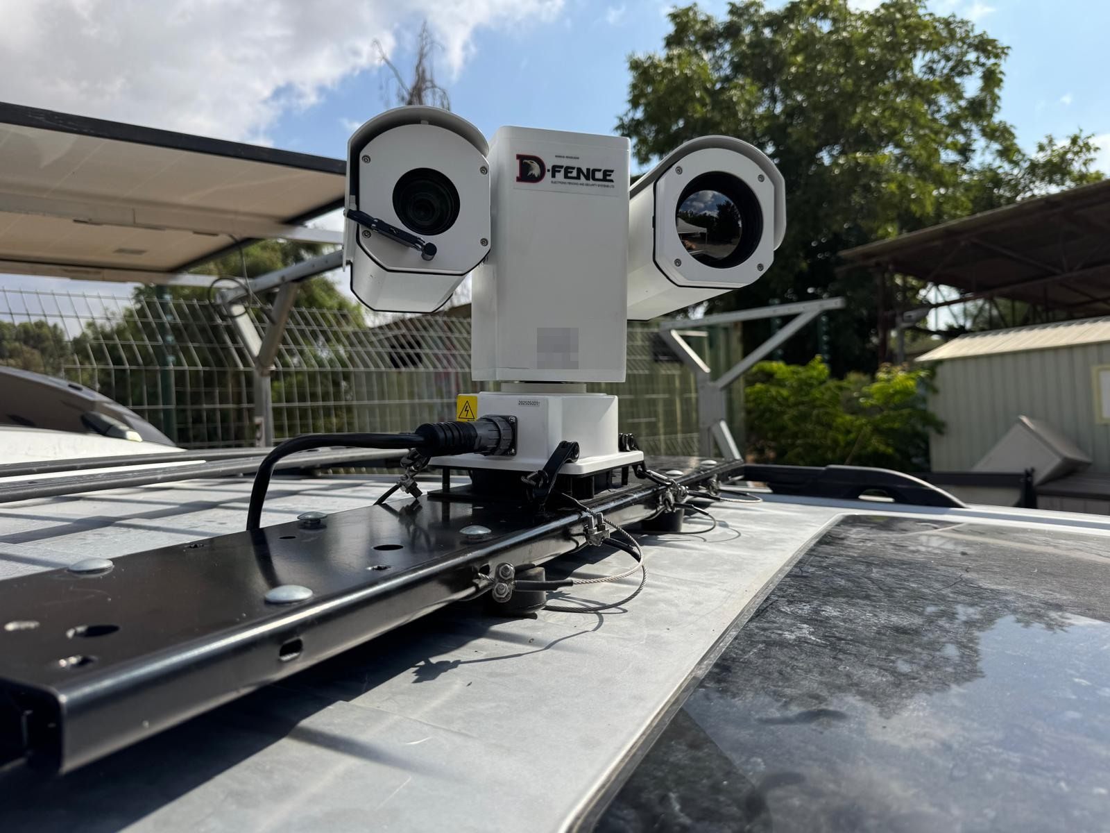 NOA day and thermal camera head on the roof of a patrol vehicle